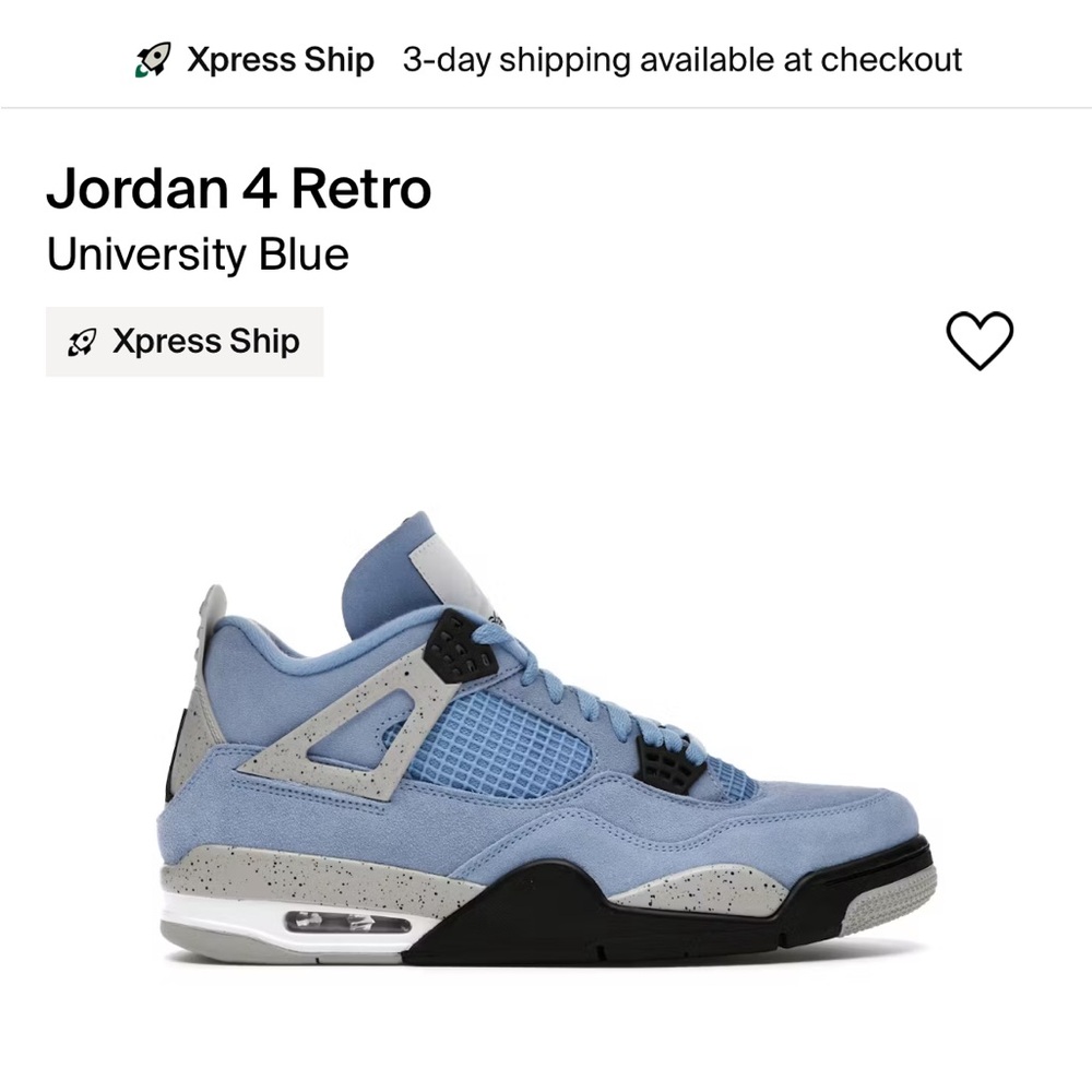 2 pairs of Jordan 4s for 350